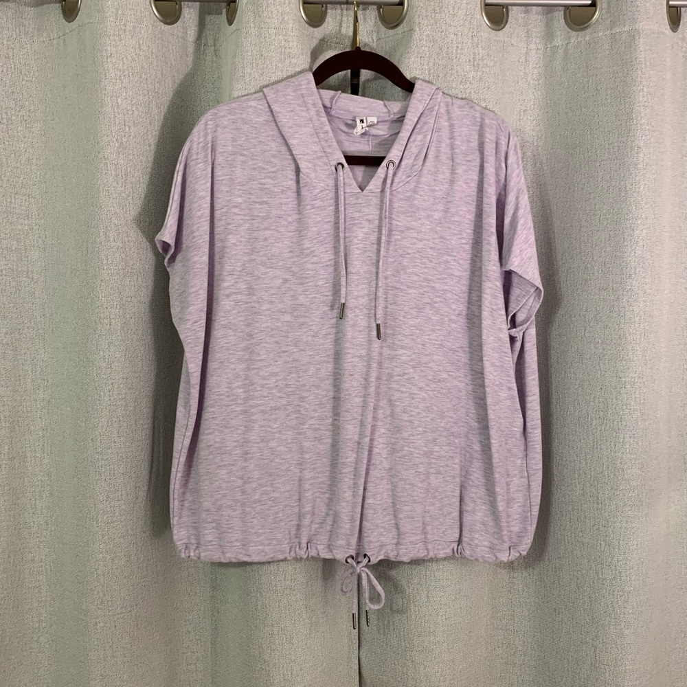 Purple athletic top